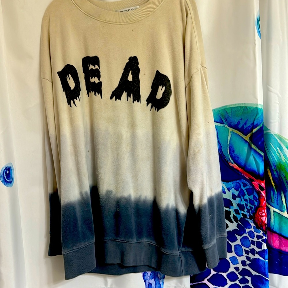 Wildfox Couture individually dyed sweater/sweatshirt